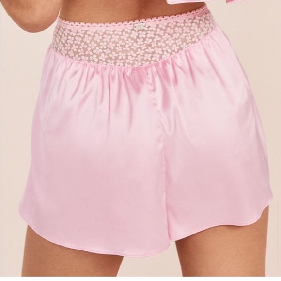 For Love & Lemons Posie Pink Pajama Set - Picture 15 of 15